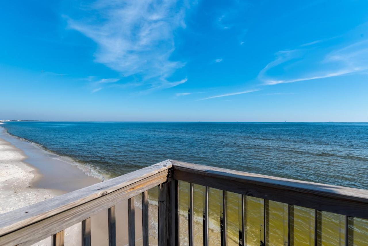 Sun Spot - True Gulf Front Private Home With Lovely Gulf Side Deck, Home Dauphin Island Exterior photo